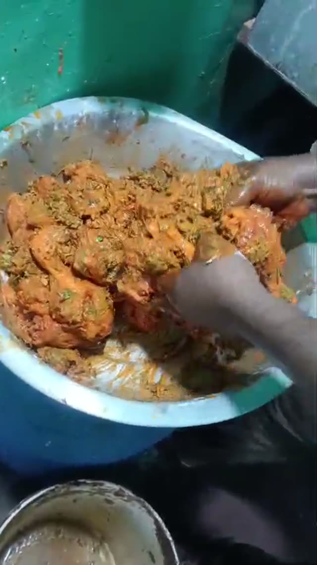 Kebab Masala Mixing