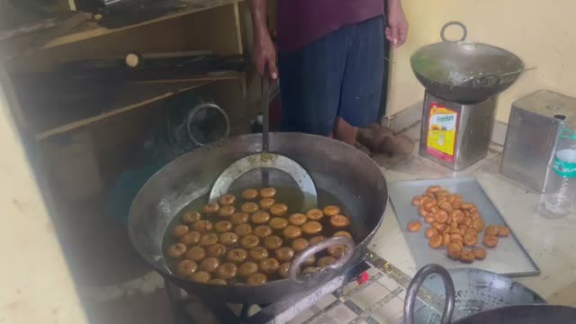 Badusha Deep-Frying III