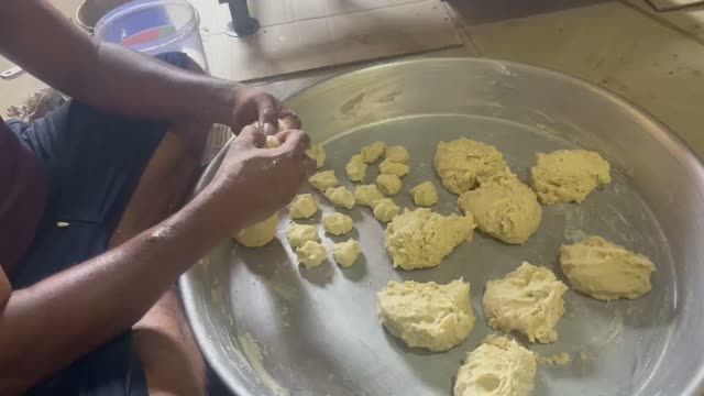 Besan Dough Mixing II